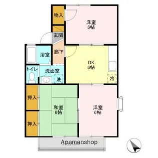 ビレッジ・JUN A【1階】の間取り
