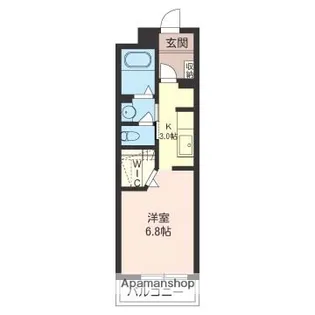 B,エトワール18【307号室】の間取り