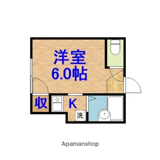 リバークリスタル【102号室】の間取り
