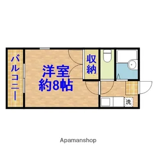 シャルマン祇園【209号室】の間取り