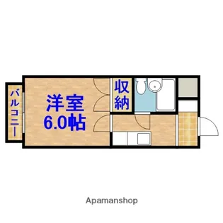 メゾンドアベニール【204号室】の間取り