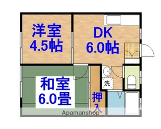 グリーンハイムA棟【204号室】の間取り