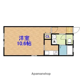 コモエスタ【201号室】の間取り
