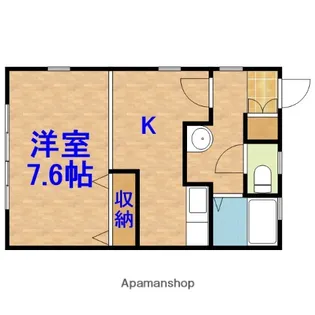 コモエスタ【2階】の間取り