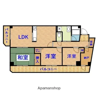 アメージングエステート【2階】の間取り