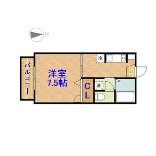 コトーおゆみ野【2階】の間取り