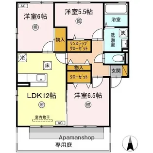 千葉県千葉市中央区南生実町【アパート】の間取り