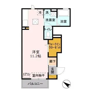 CASA瀬又【1階】の間取り