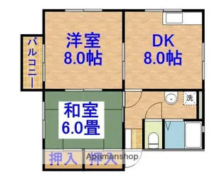 シティハイムパークヒルズA棟【1階】の間取り