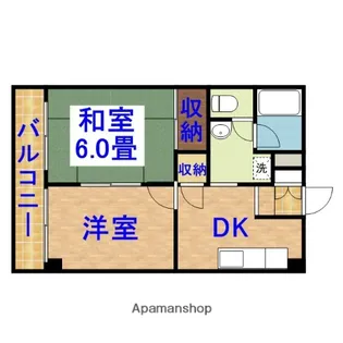 エスポアールちぐさ【105号室】の間取り
