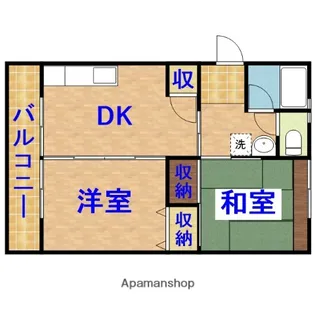 新葉グリーンハイツ【103号室】の間取り