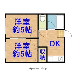 ティアラレジデンス【202号室】の間取り
