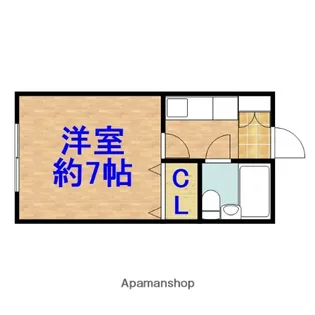 ティアラレジデンス【210号室】の間取り