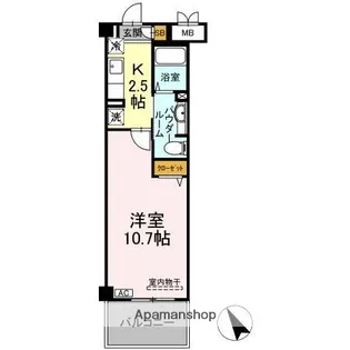 モントワール長浦【2階】の間取り