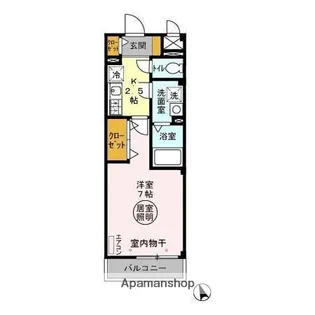 パレンティーアコート【306号室】の間取り