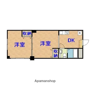 ビラヤワタ【1階】の間取り