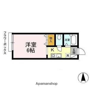 ハミングサイド【1階】の間取り