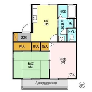 千葉県千葉市緑区誉田町2丁目【アパート】の間取り