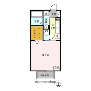 メゾンモナリエ【1階】の間取り