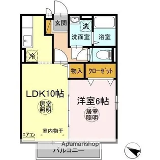 ロイヤルヴィラⅢ【2階】の間取り