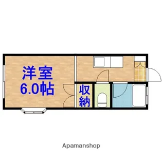 シャインウエスト【1階】の間取り