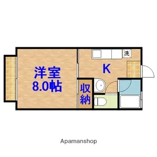 ノースセイライト【2階】の間取り