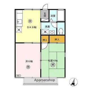 スターハイツ B【201号室】の間取り