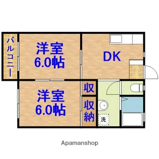 サンプレジオ市原【106号室】の間取り
