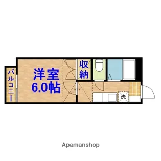 シーサイドコートA【205号室】の間取り