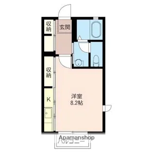 グランR−Ⅰ【201号室】の間取り