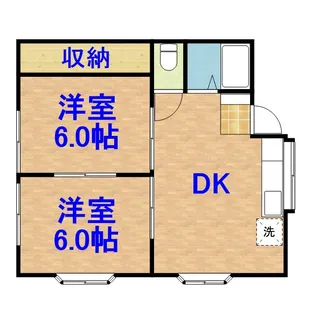 ホワイトハイツ【101号室】の間取り