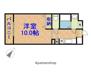カーサ・ステラ【102号室】の間取り