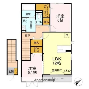 ベイヒルズ【2階】の間取り