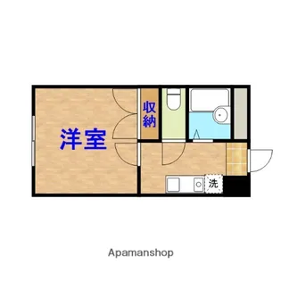 イーストガーデン・コスモ【107号室】の間取り