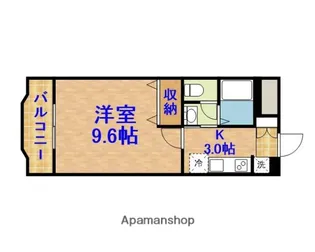 グリーンマンション雅B【2階】の間取り