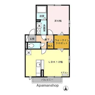 エスペランサ【2階】の間取り