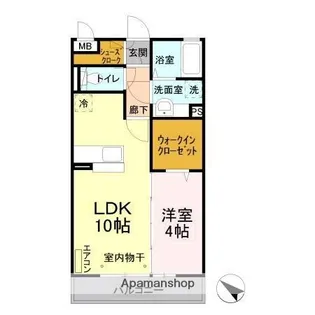 シティレグルス【2階】の間取り