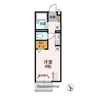 千葉県千葉市緑区おゆみ野中央6丁目【アパート】の間取り