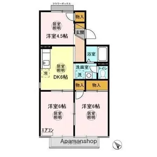 サニーコート国分寺台【2階】の間取り