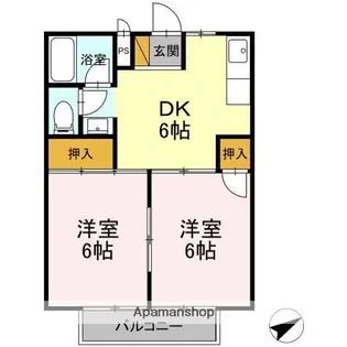 リバーサイド88【1階】の間取り