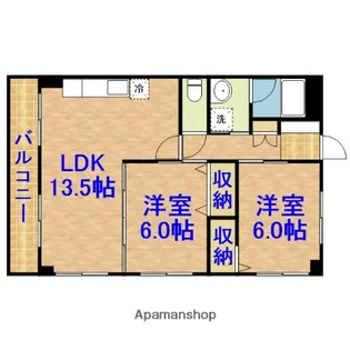 マンション祇園【309号室】の間取り