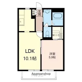 プロムナード参番館【2階】の間取り