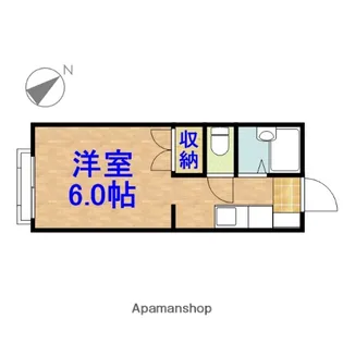 みなみハイツ【209号室】の間取り