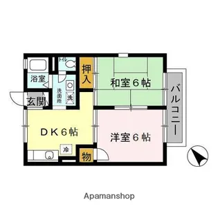 メゾンボナール【1階】の間取り