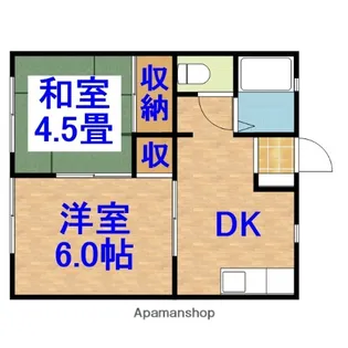 サニーパレス【203号室】の間取り