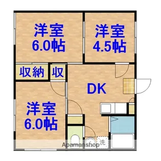 ハイム光風台【202号室】の間取り
