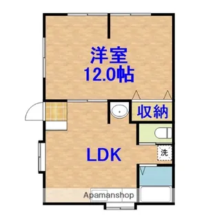 グランドソレイユ【102号室】の間取り