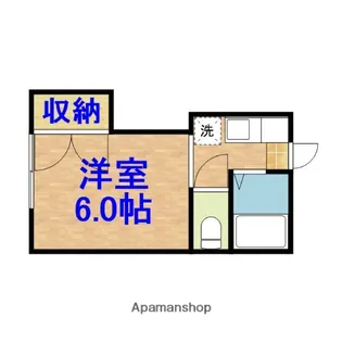 セブンハイツ平田A【15号室】の間取り