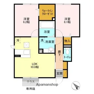 レグルス【1階】の間取り