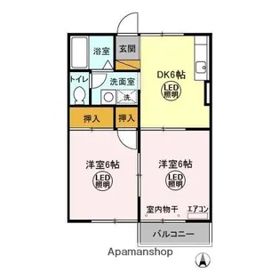 パストラル【1階】の間取り